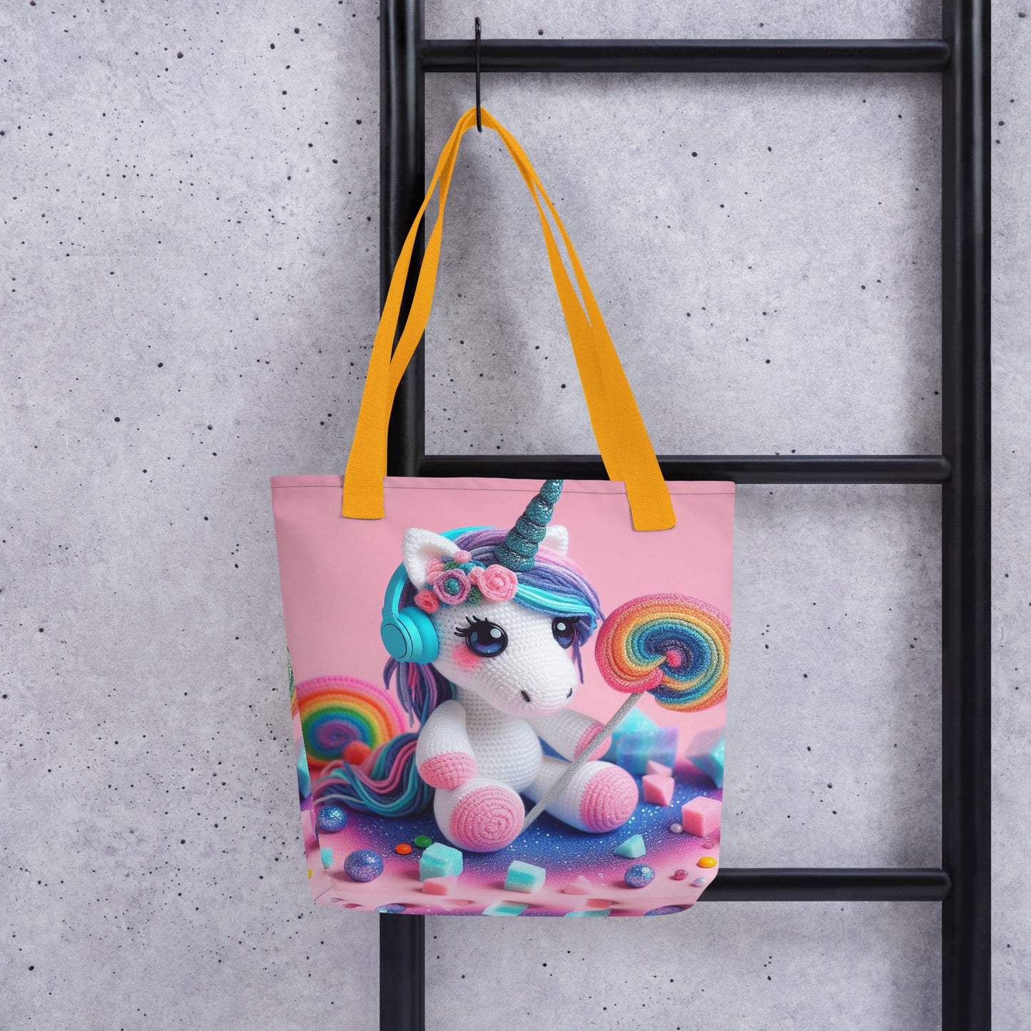 Crochet Unicorn #3Tote bag