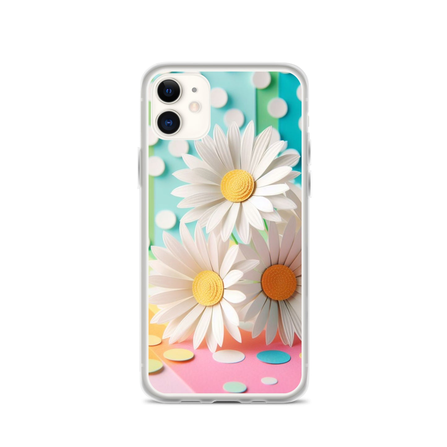 Paper Daisy Clear Case for iPhone®