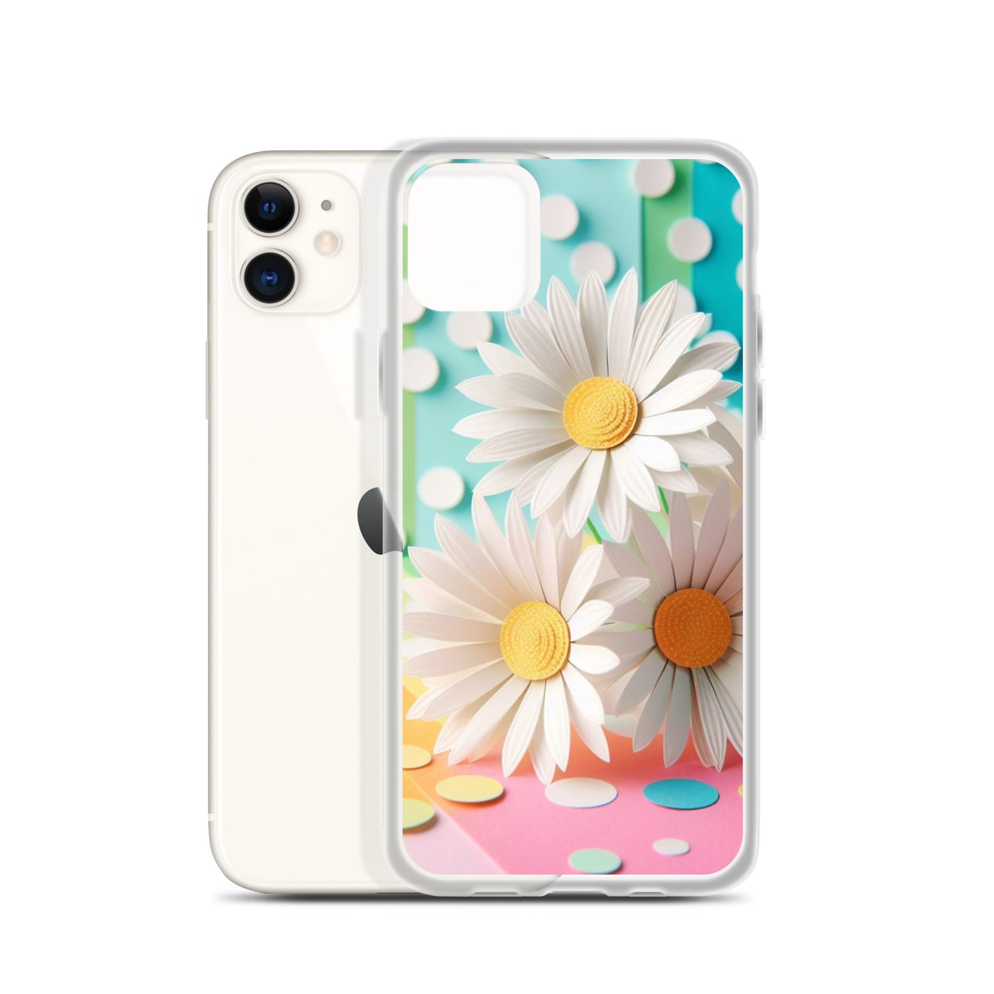 Paper Daisy Clear Case for iPhone®