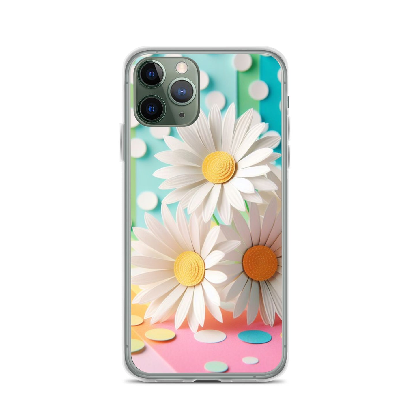 Paper Daisy Clear Case for iPhone®