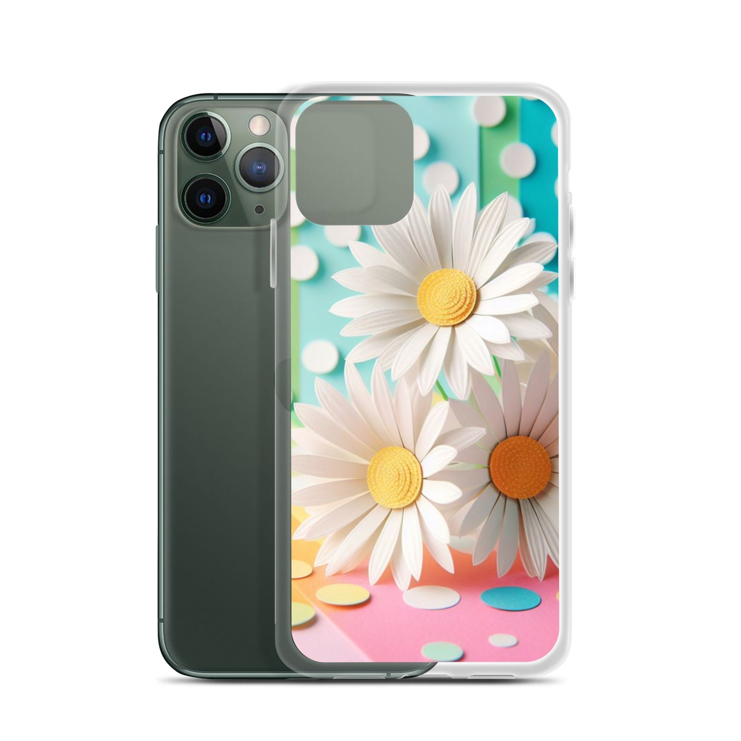 Paper Daisy Clear Case for iPhone®