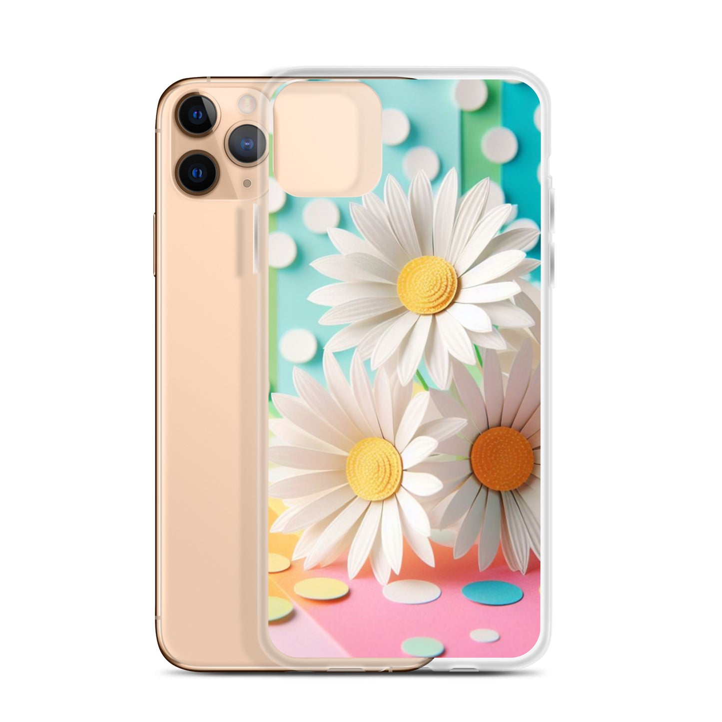 Paper Daisy Clear Case for iPhone®