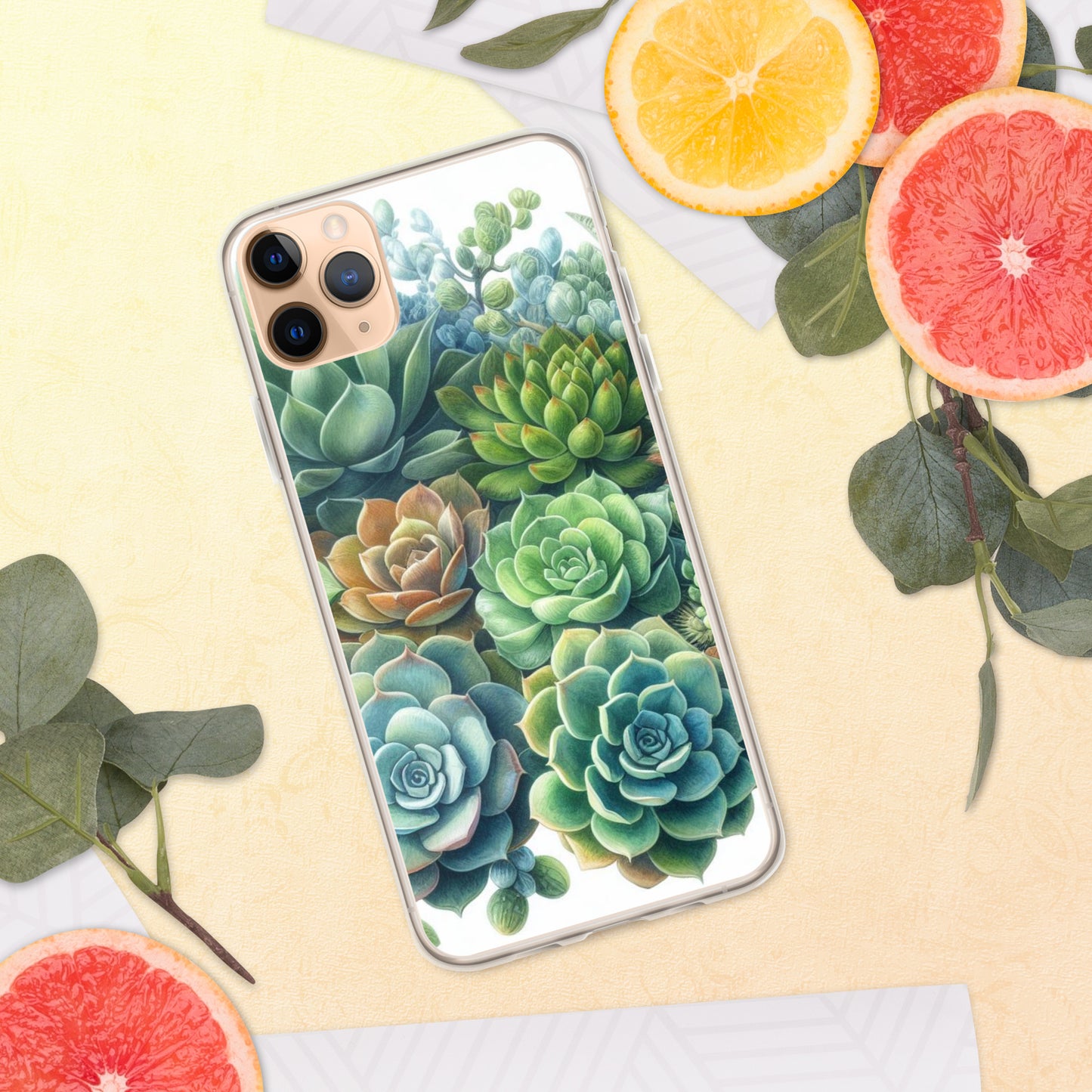 Succulent Clear Case for iPhone®