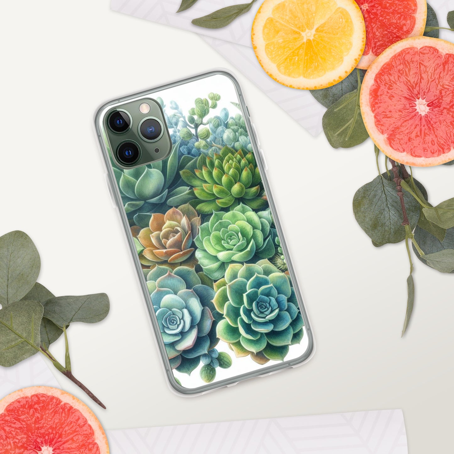 Succulent Clear Case for iPhone®