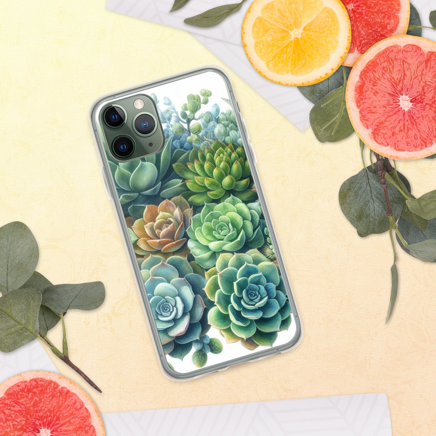 Succulent Clear Case for iPhone®