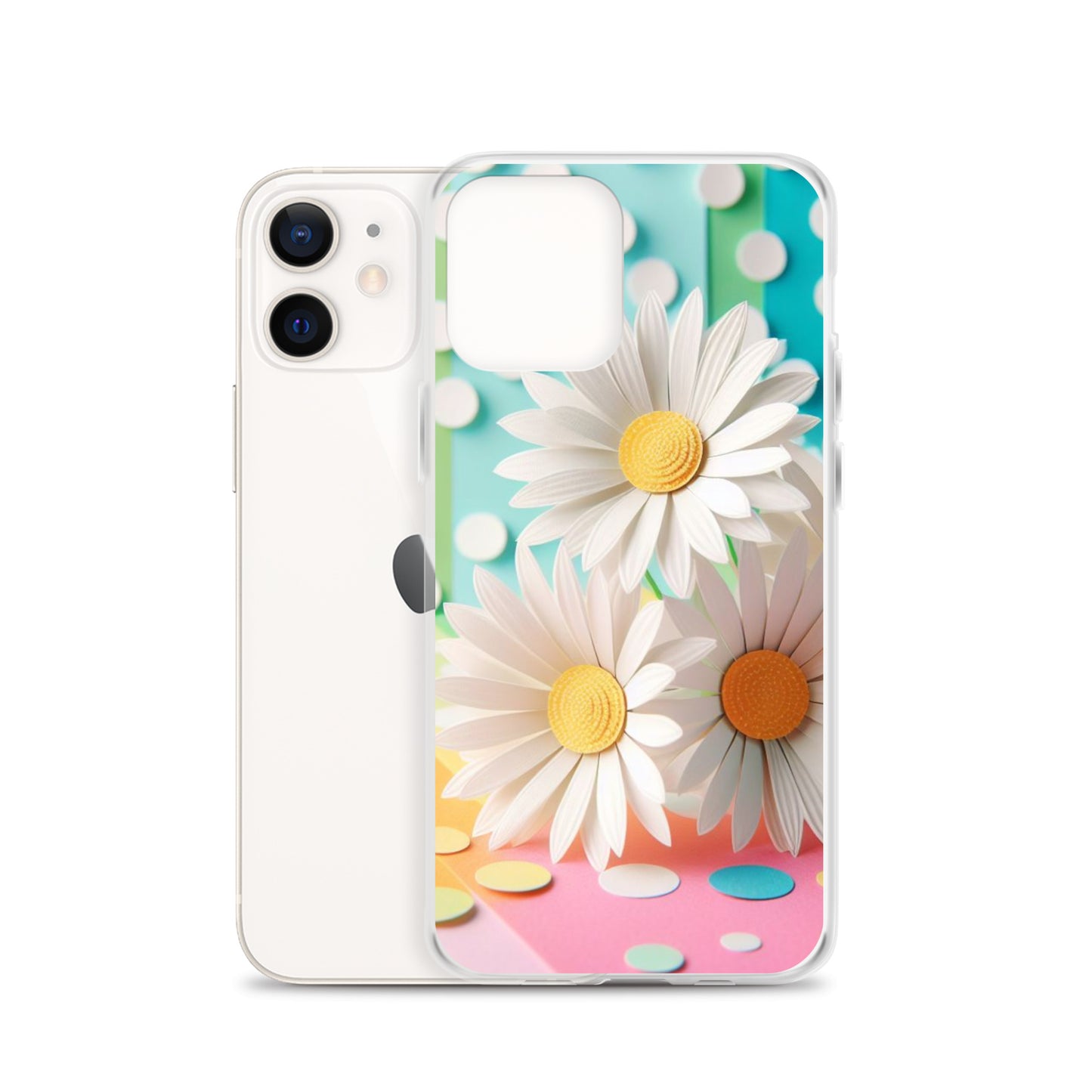 Paper Daisy Clear Case for iPhone®