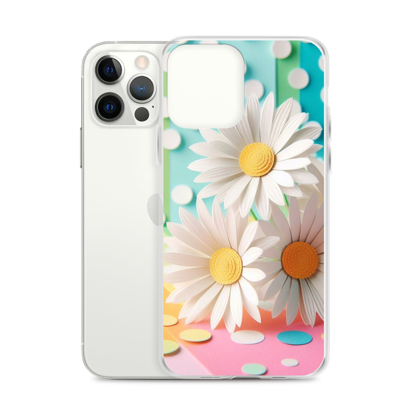 Paper Daisy Clear Case for iPhone®