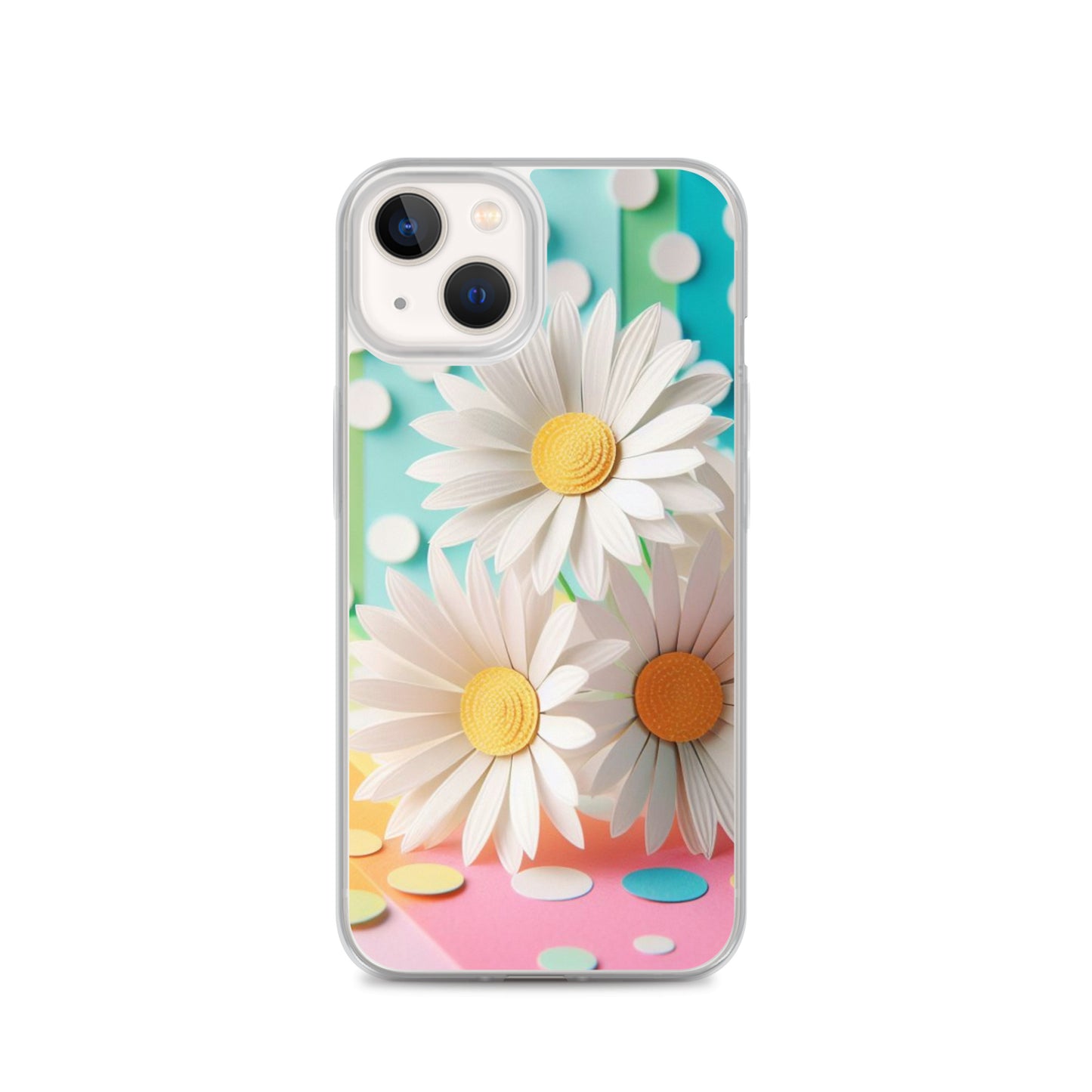 Paper Daisy Clear Case for iPhone®