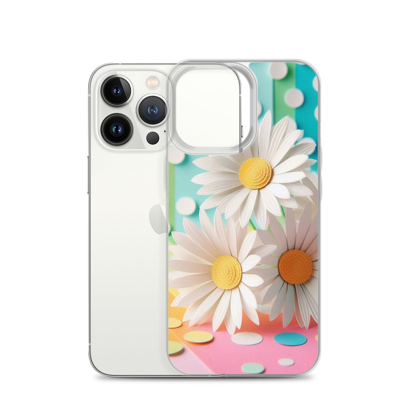 Paper Daisy Clear Case for iPhone®