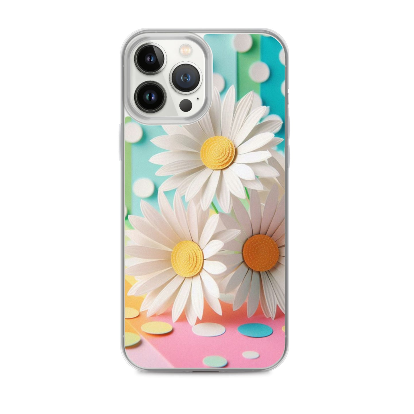 Paper Daisy Clear Case for iPhone®