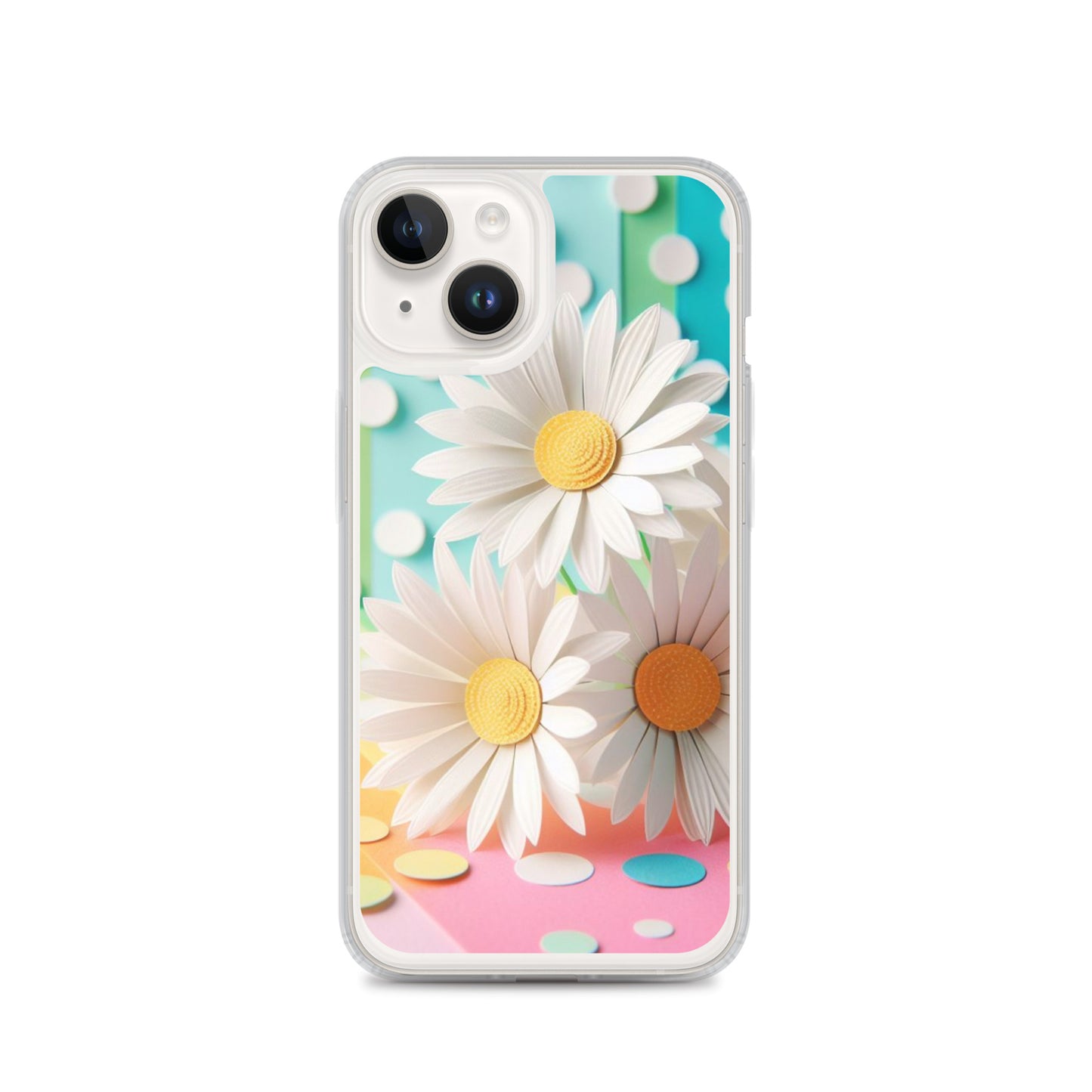 Paper Daisy Clear Case for iPhone®