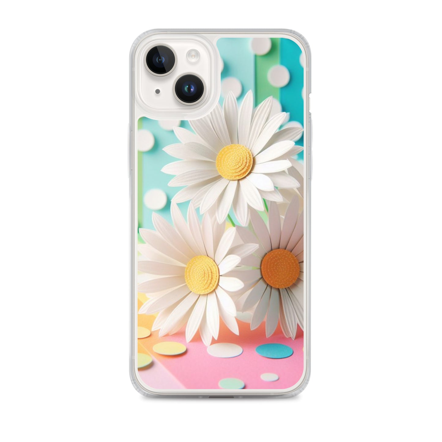 Paper Daisy Clear Case for iPhone®