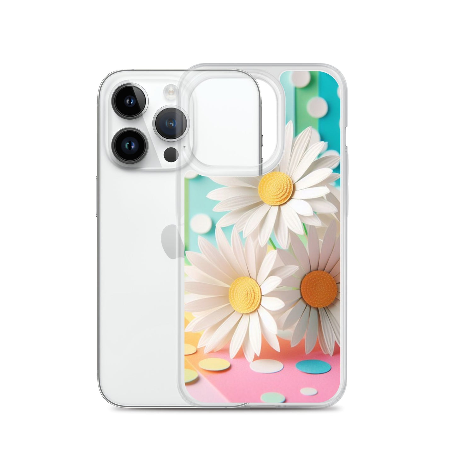 Paper Daisy Clear Case for iPhone®