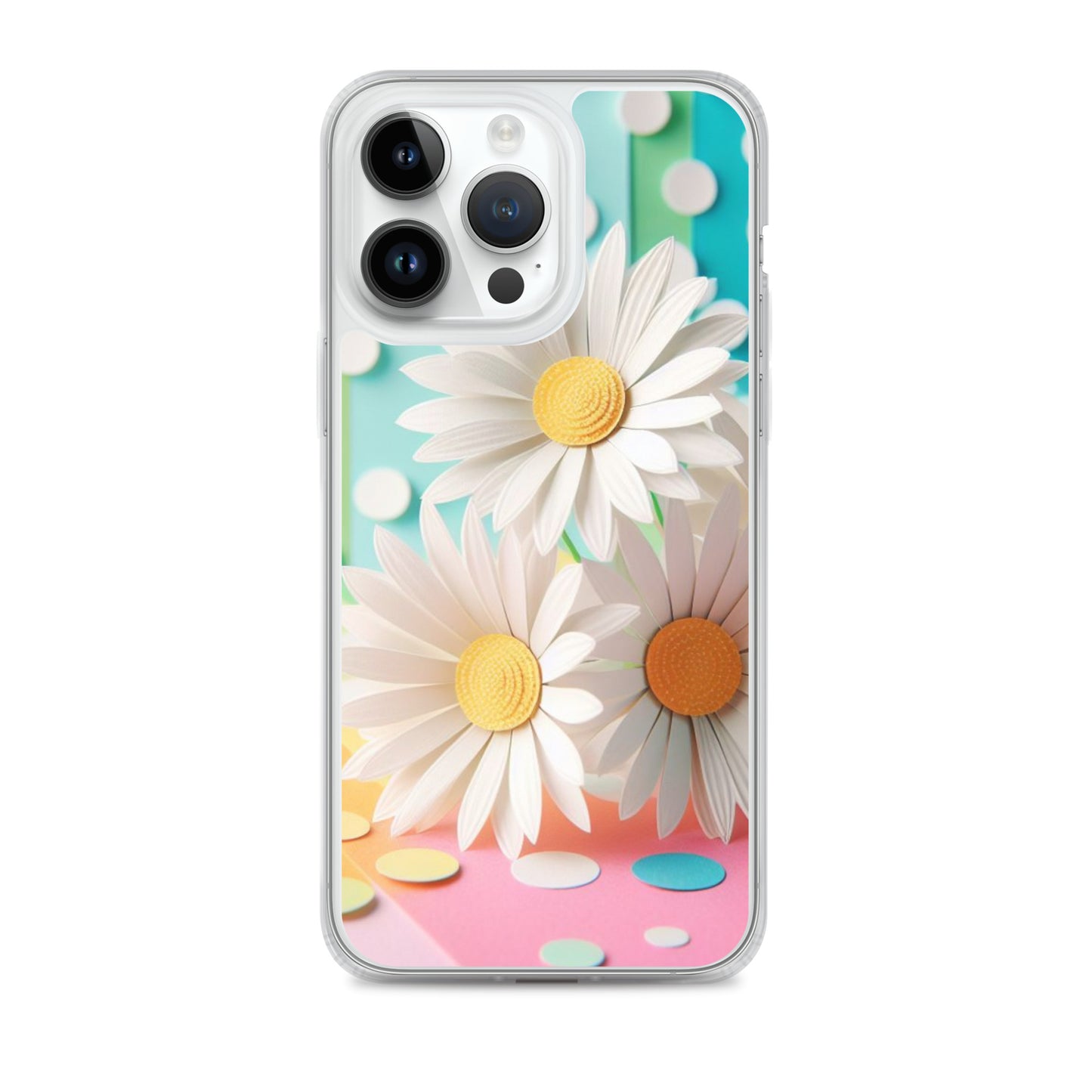 Paper Daisy Clear Case for iPhone®