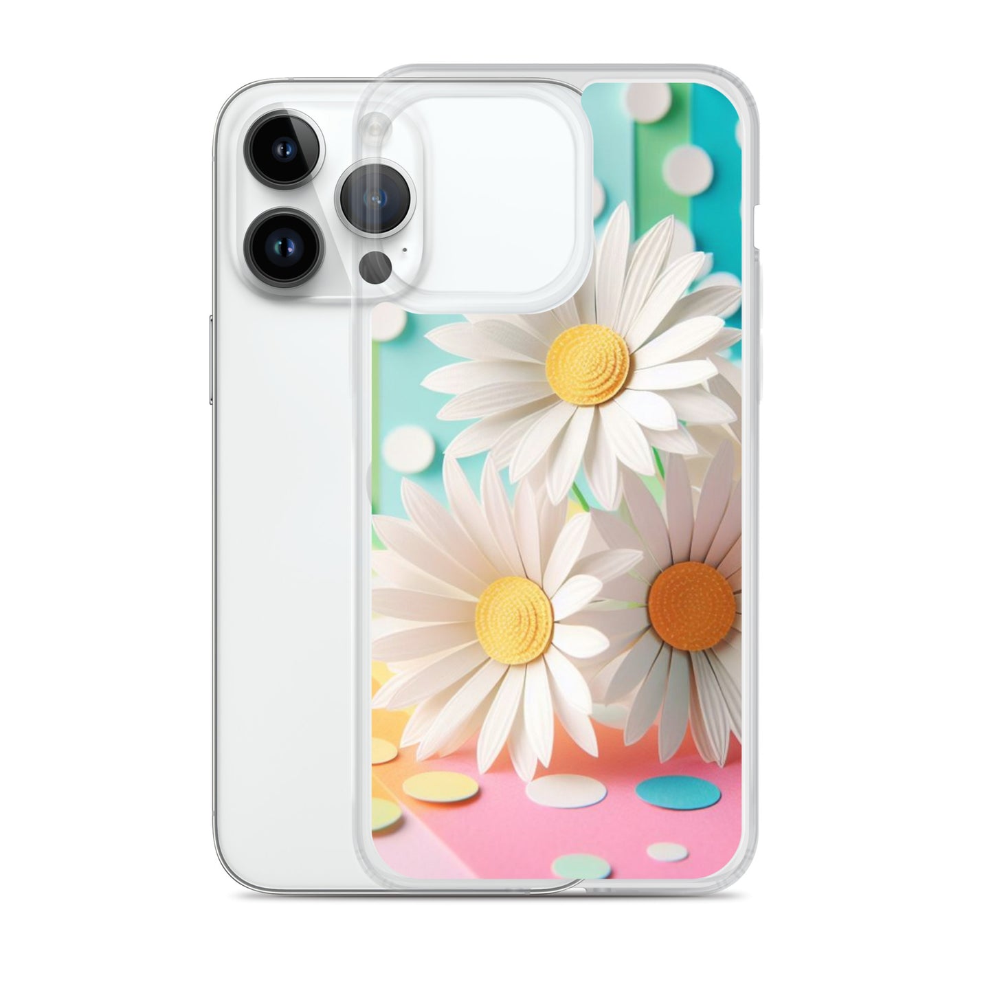 Paper Daisy Clear Case for iPhone®