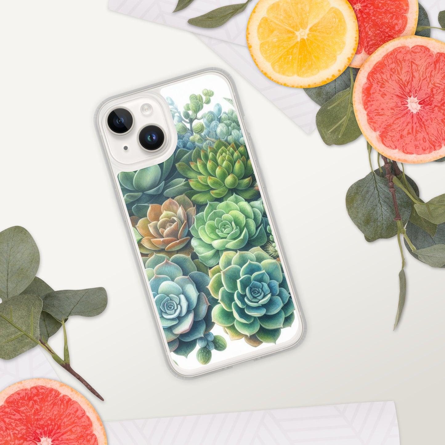 Succulent Clear Case for iPhone®