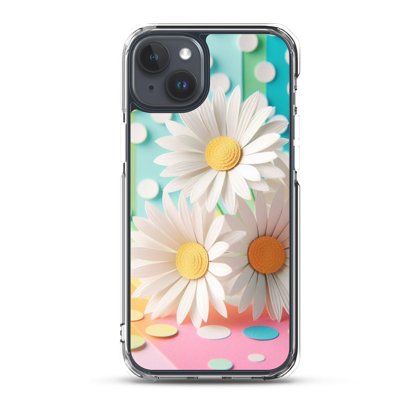 Paper Daisy Clear Case for iPhone®