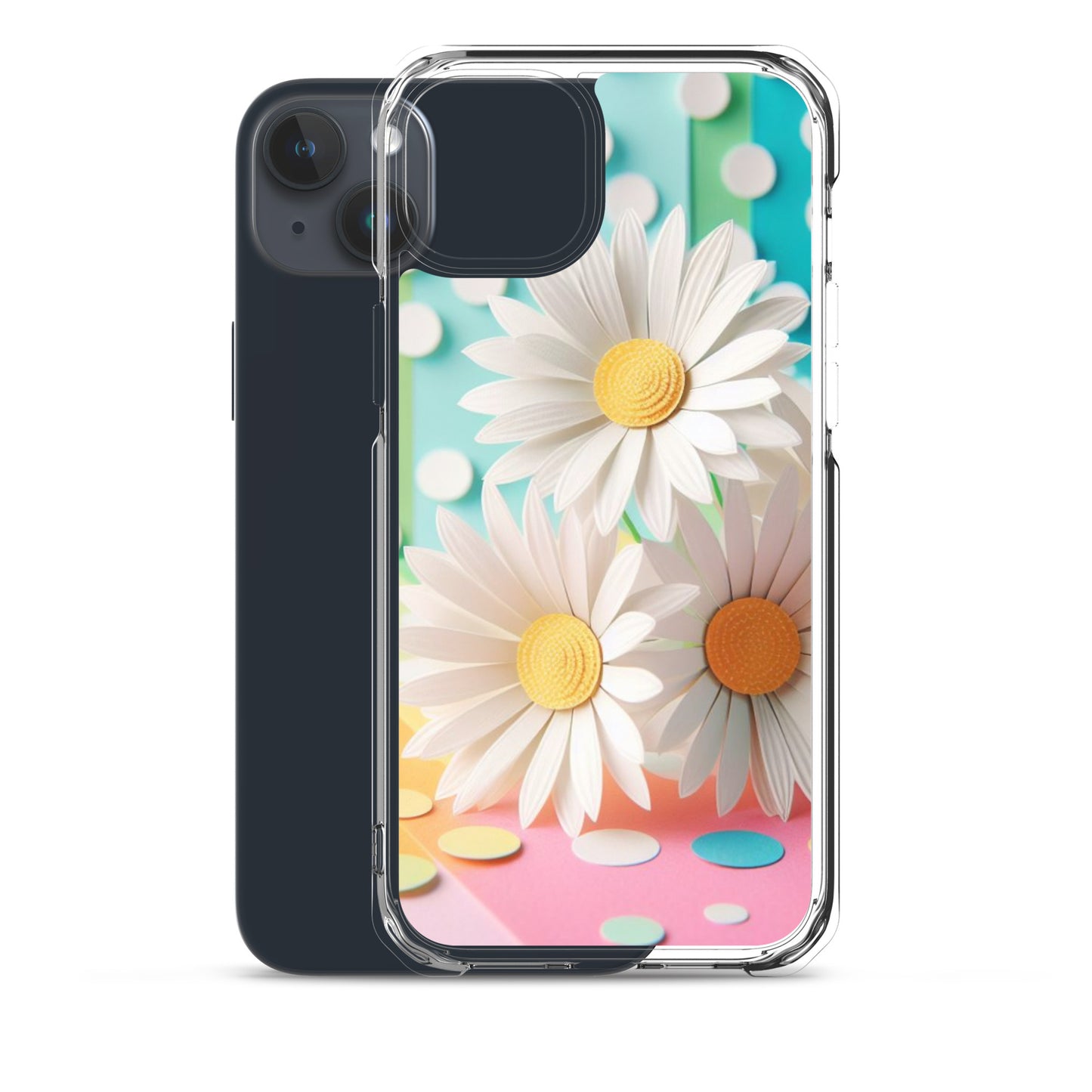 Paper Daisy Clear Case for iPhone®