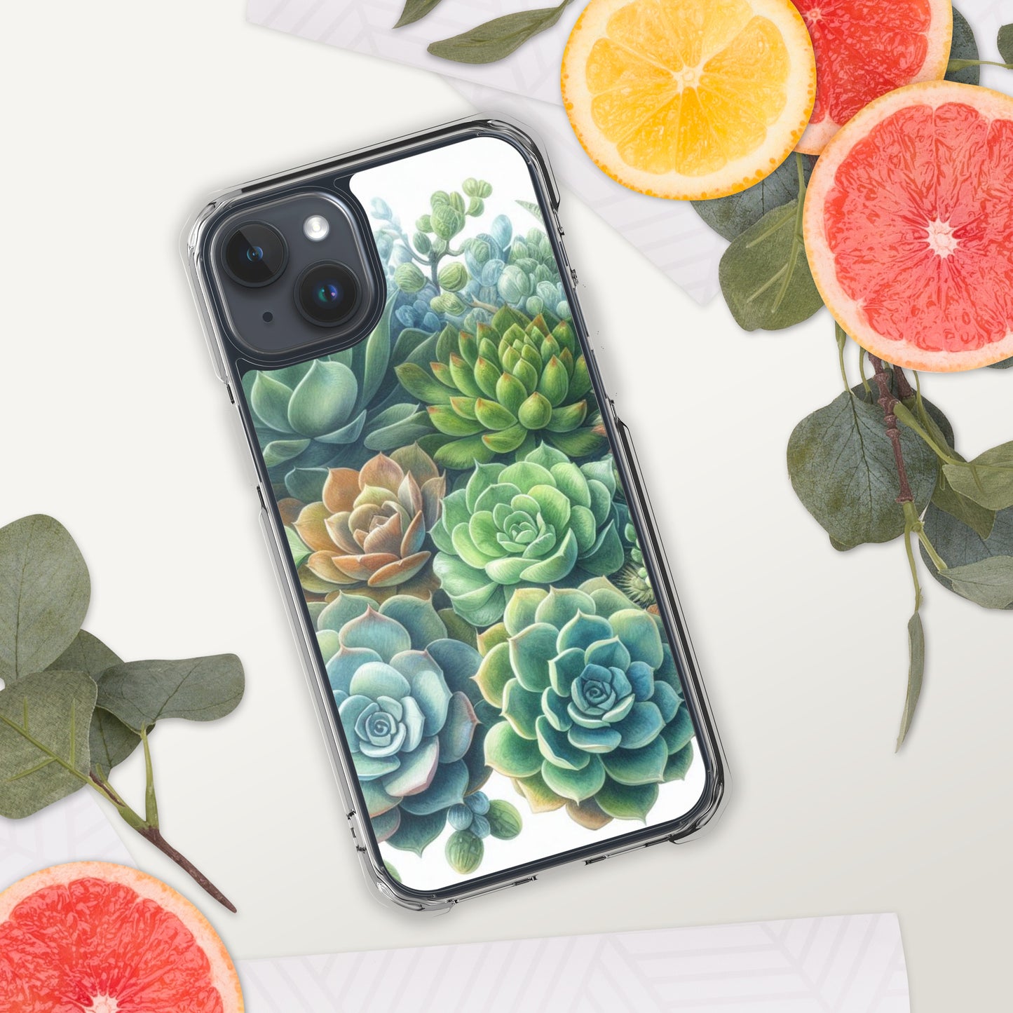 Succulent Clear Case for iPhone®