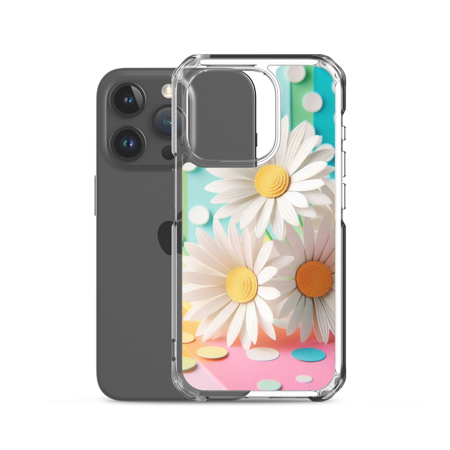 Paper Daisy Clear Case for iPhone®