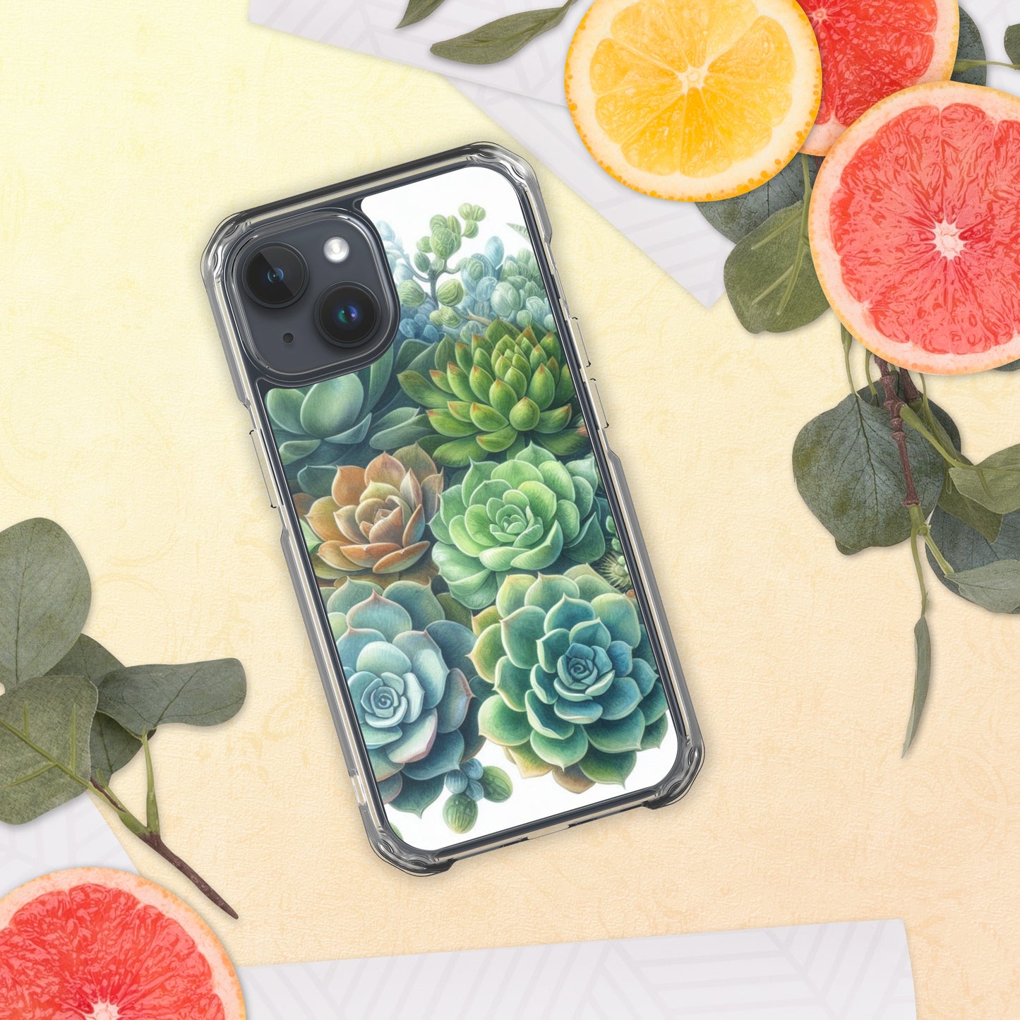 Succulent Clear Case for iPhone®