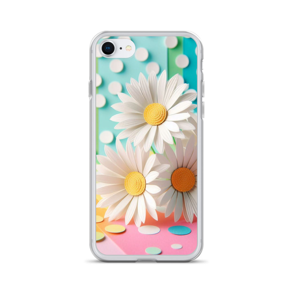 Paper Daisy Clear Case for iPhone®