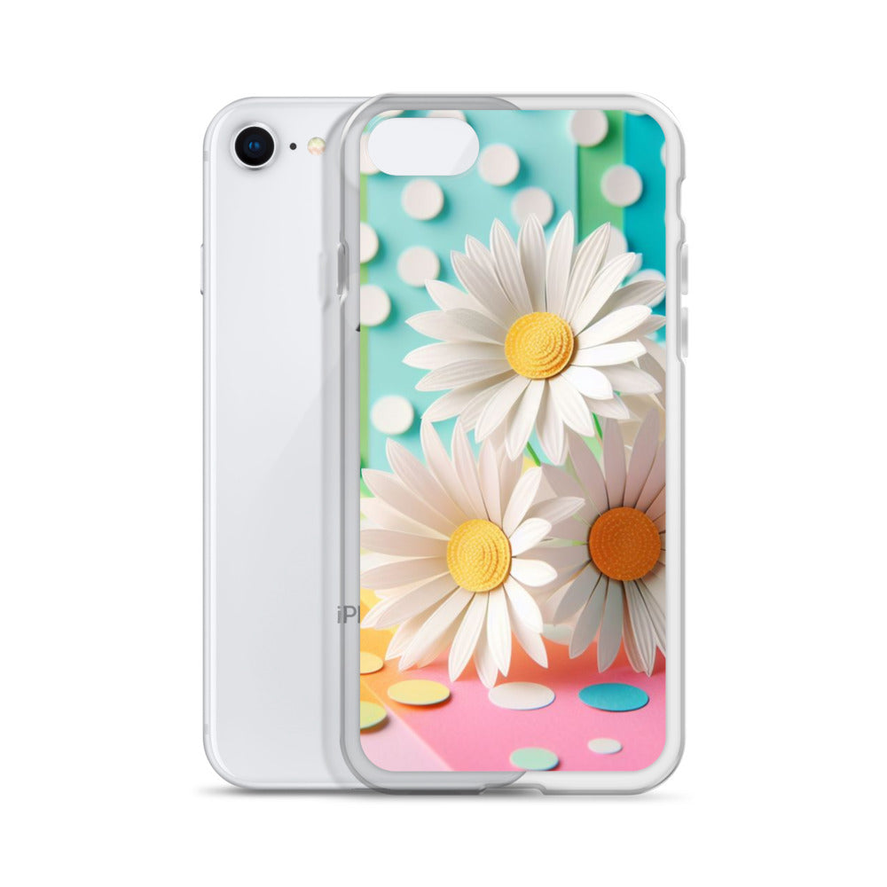 Paper Daisy Clear Case for iPhone®