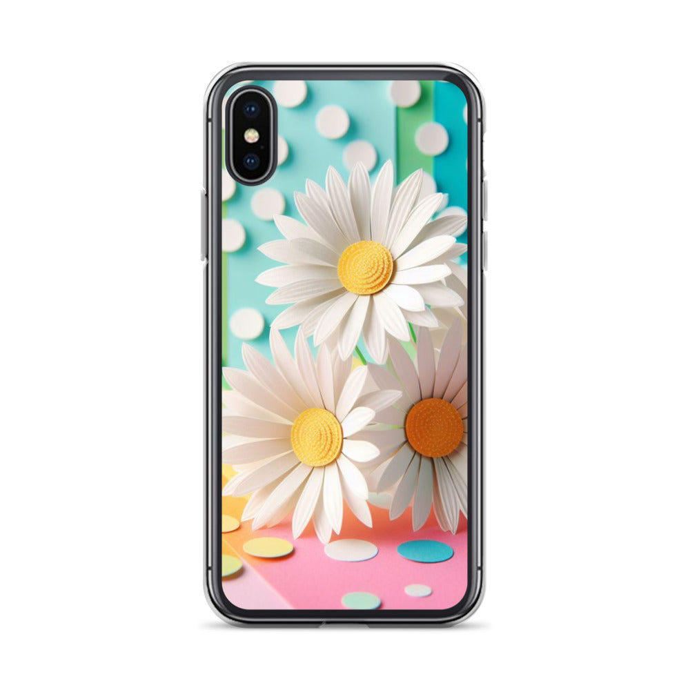 Paper Daisy Clear Case for iPhone®