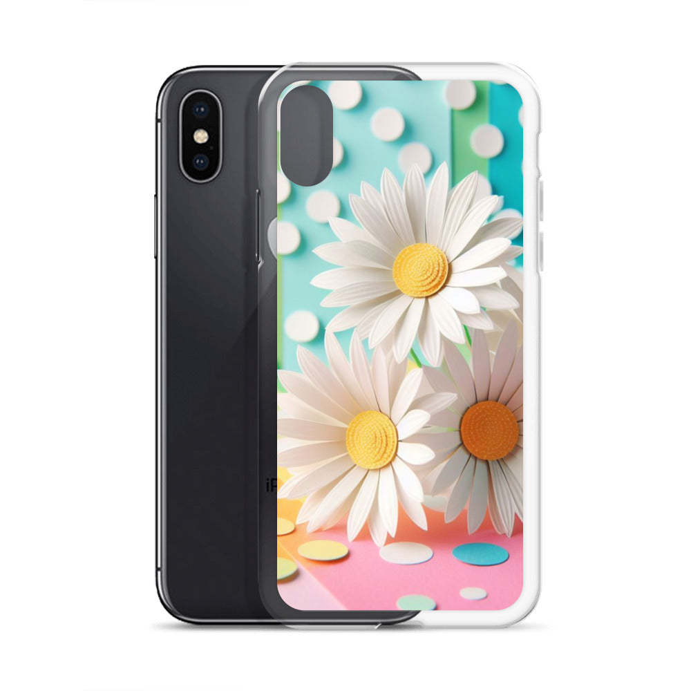 Paper Daisy Clear Case for iPhone®