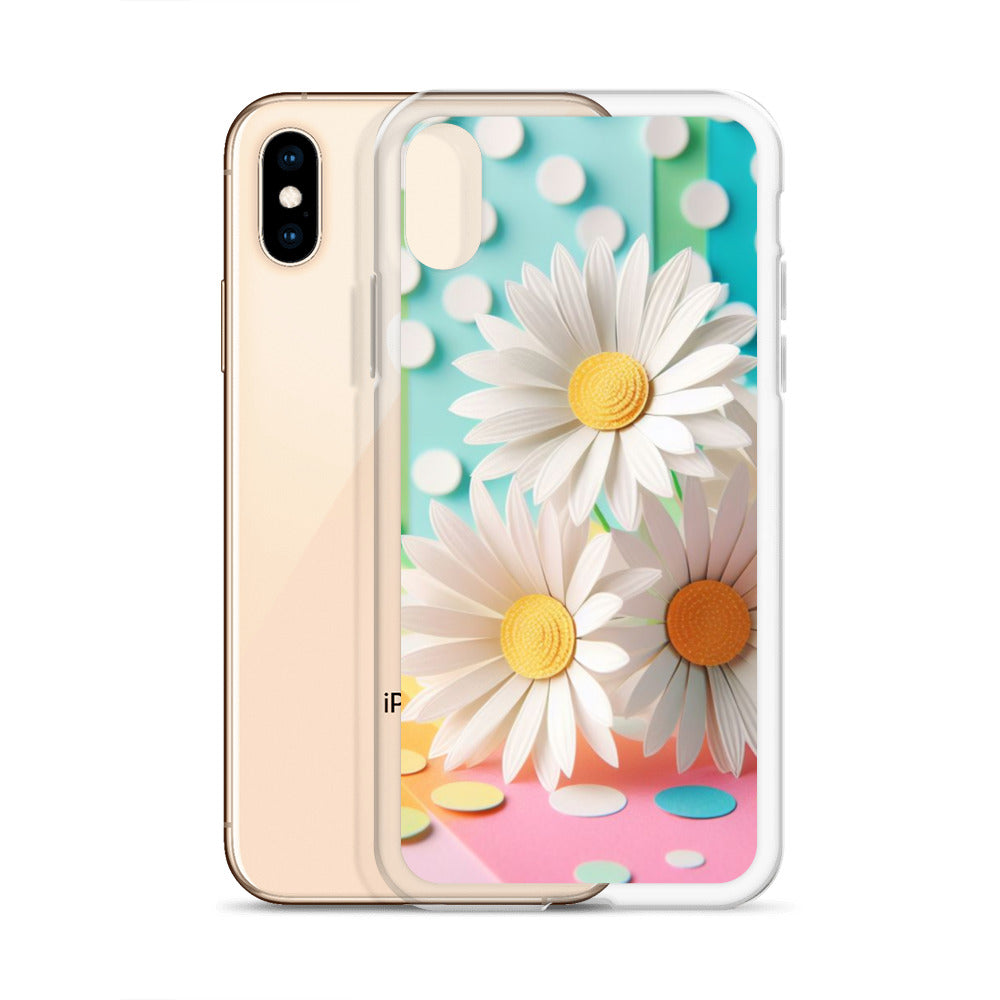 Paper Daisy Clear Case for iPhone®