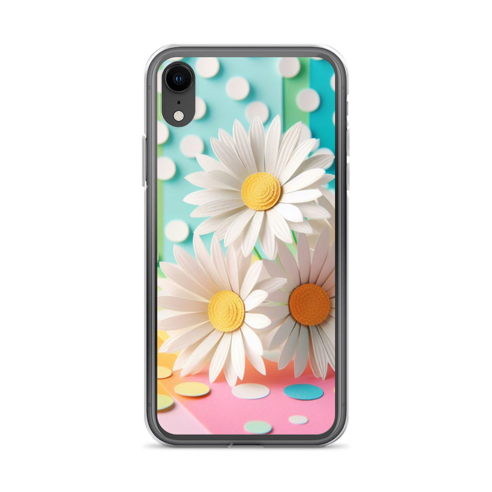 Paper Daisy Clear Case for iPhone®