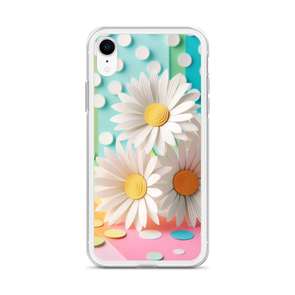 Paper Daisy Clear Case for iPhone®