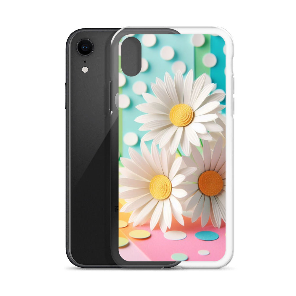 Paper Daisy Clear Case for iPhone®