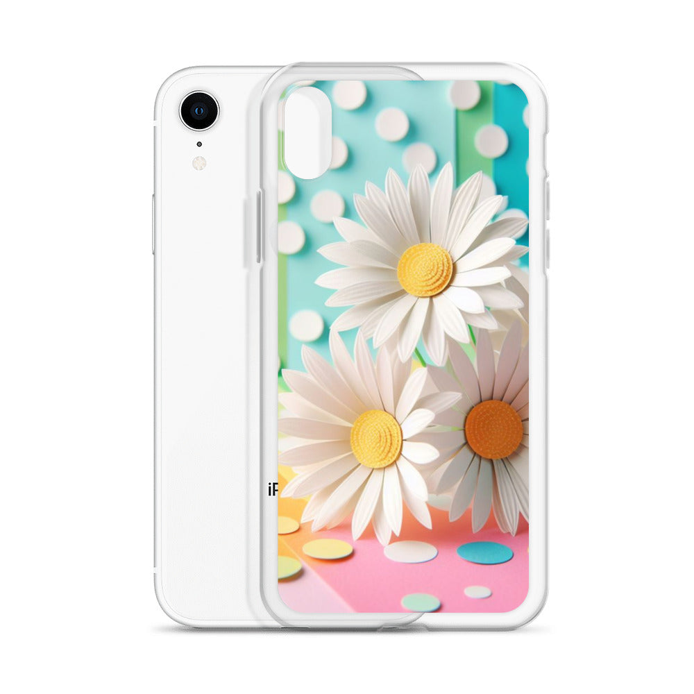 Paper Daisy Clear Case for iPhone®