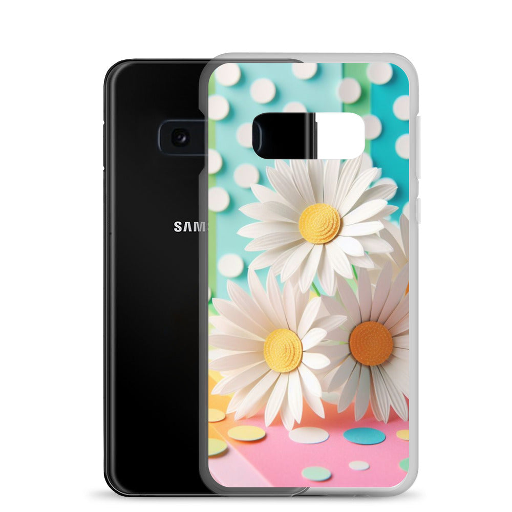 Paper daisy Clear Case for Samsung®