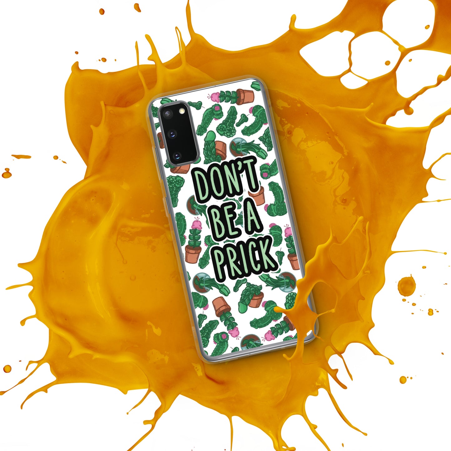 Don't be a Prick Clear Case for Samsung®