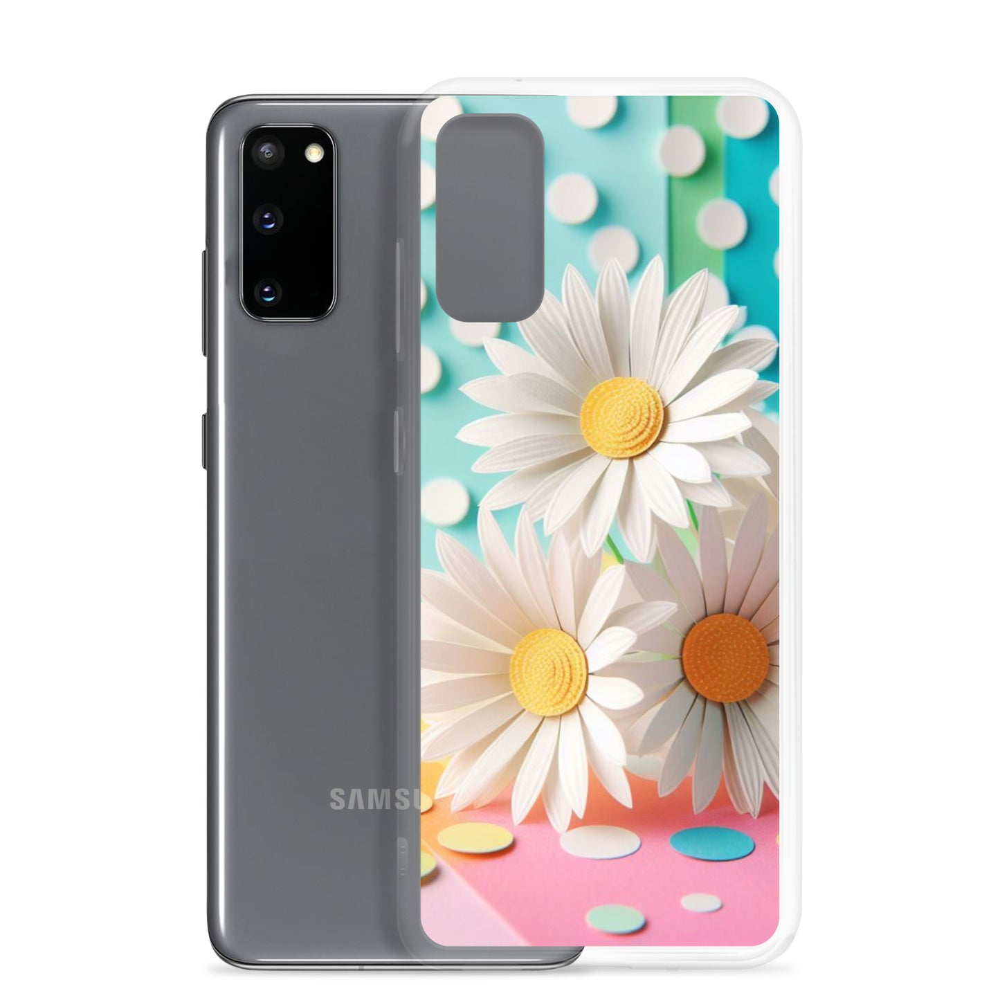 Paper daisy Clear Case for Samsung®