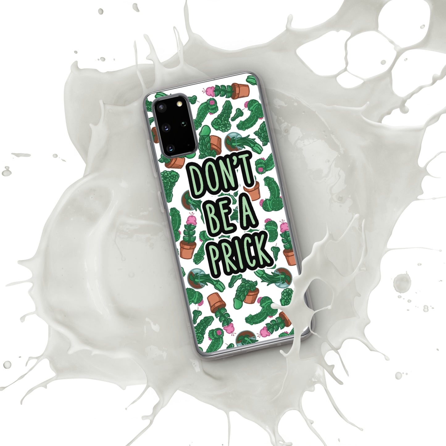 Don't be a Prick Clear Case for Samsung®