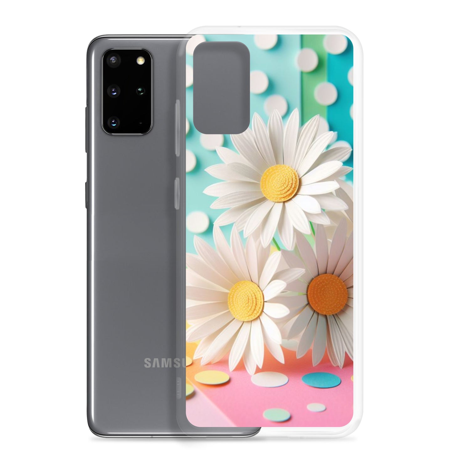 Paper daisy Clear Case for Samsung®