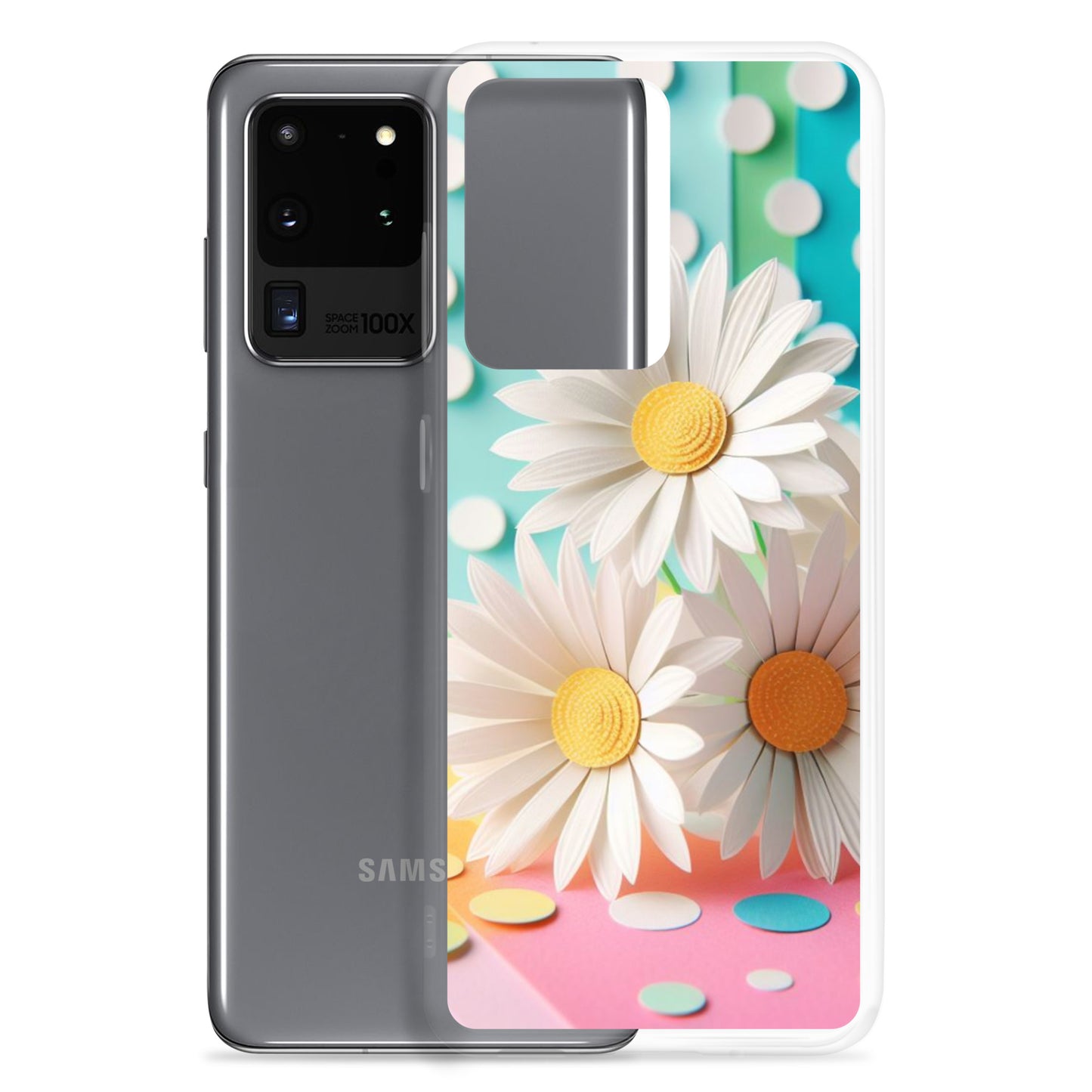 Paper daisy Clear Case for Samsung®