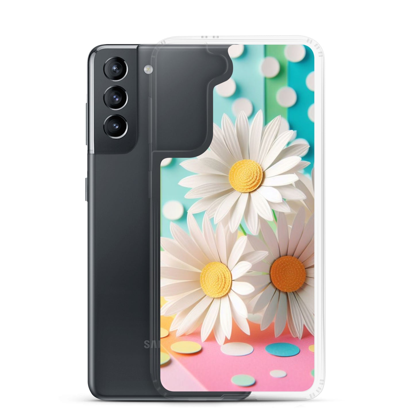 Paper daisy Clear Case for Samsung®