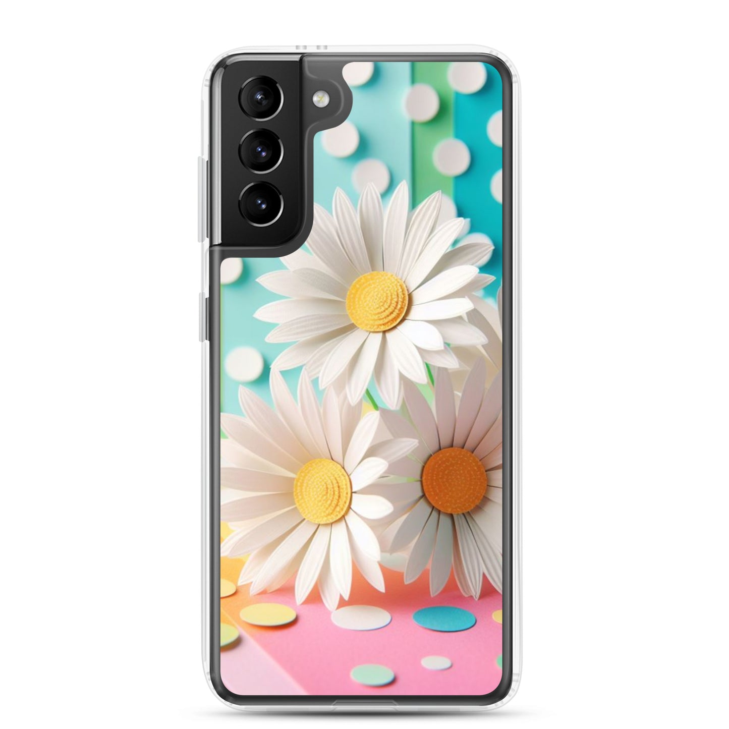 Paper daisy Clear Case for Samsung®