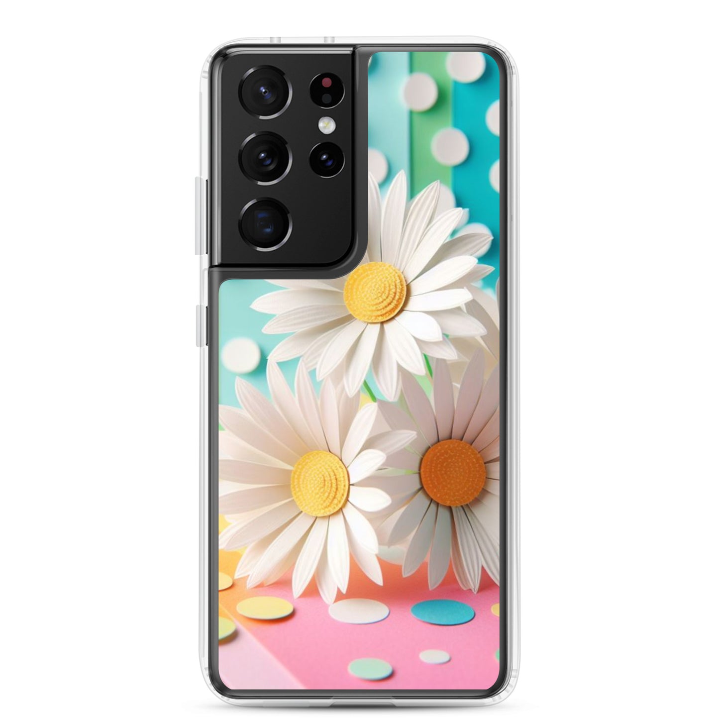 Paper daisy Clear Case for Samsung®