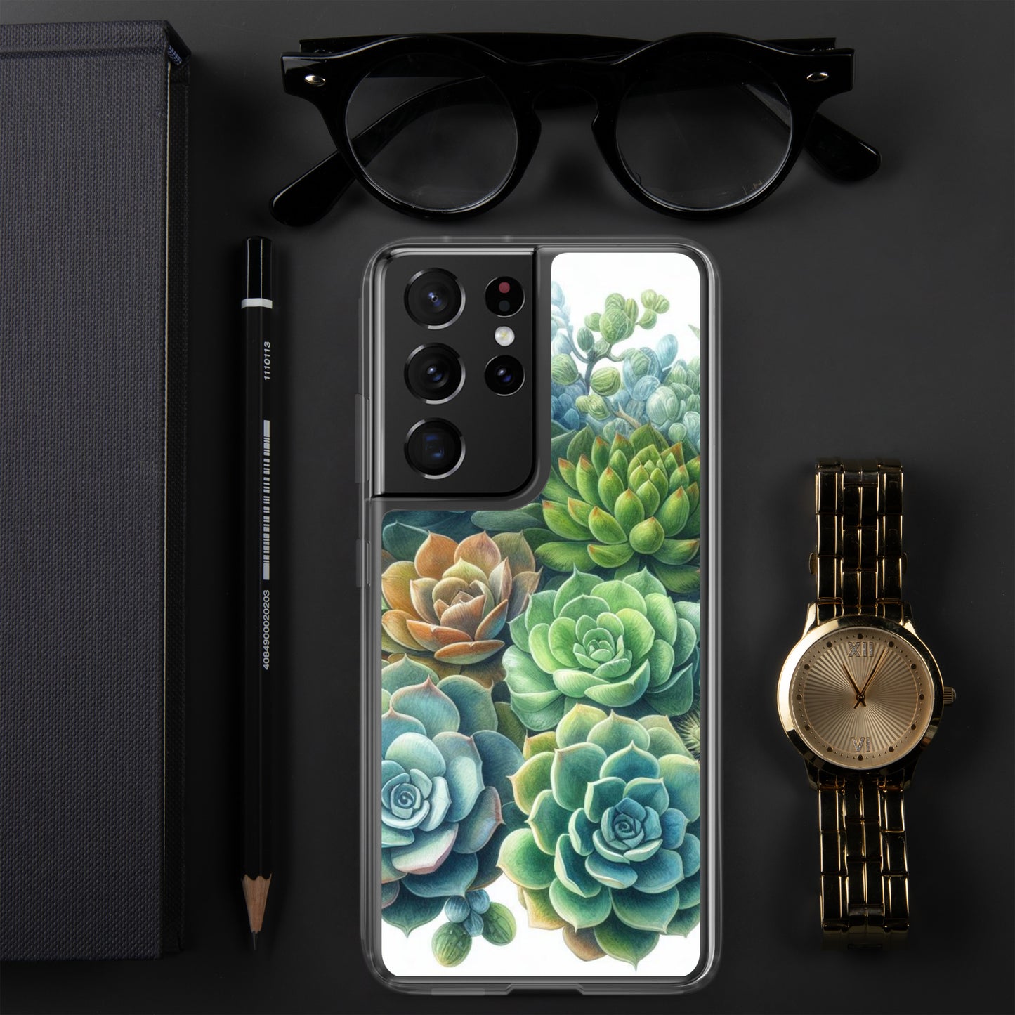 Succulent Clear Case for Samsung®