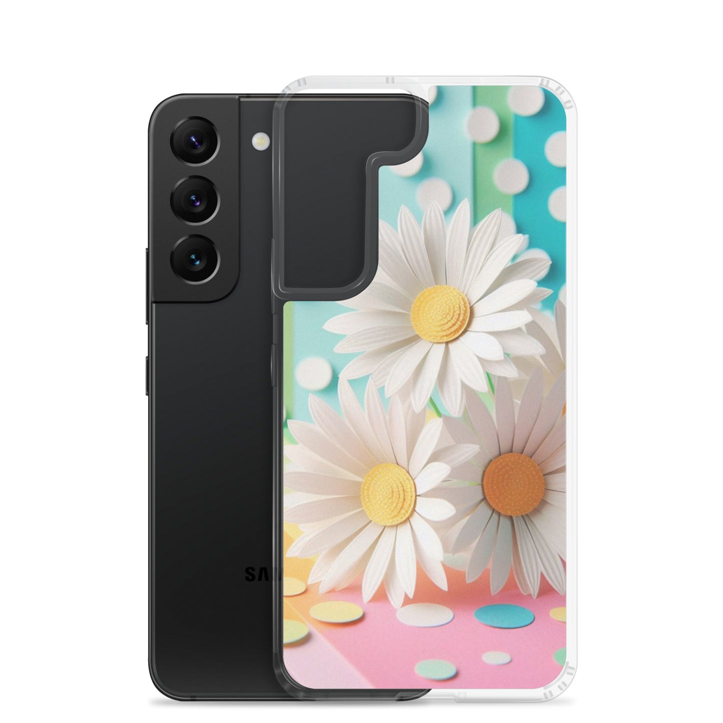 Paper daisy Clear Case for Samsung®