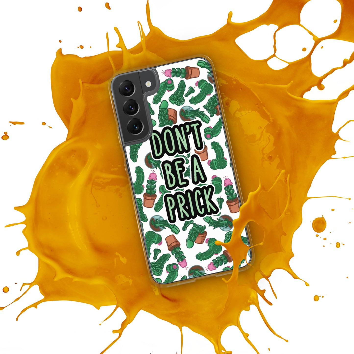 Don't be a Prick Clear Case for Samsung®