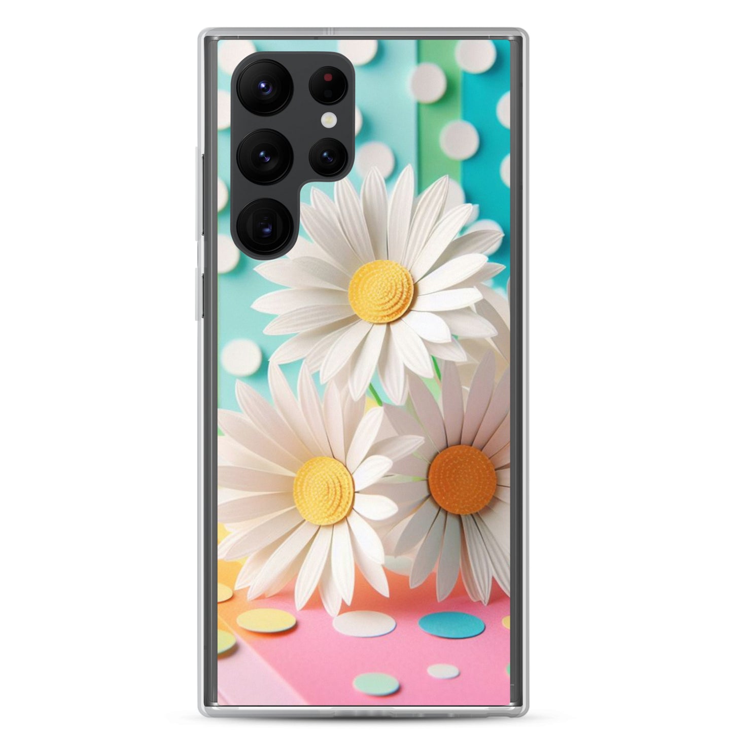 Paper daisy Clear Case for Samsung®