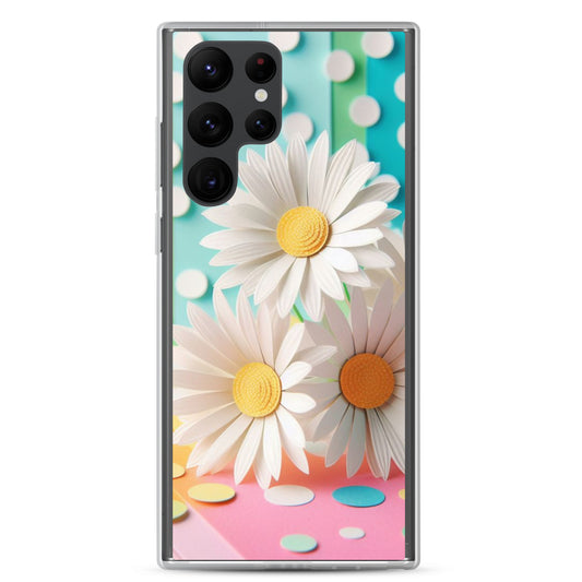 Paper daisy Clear Case for Samsung®