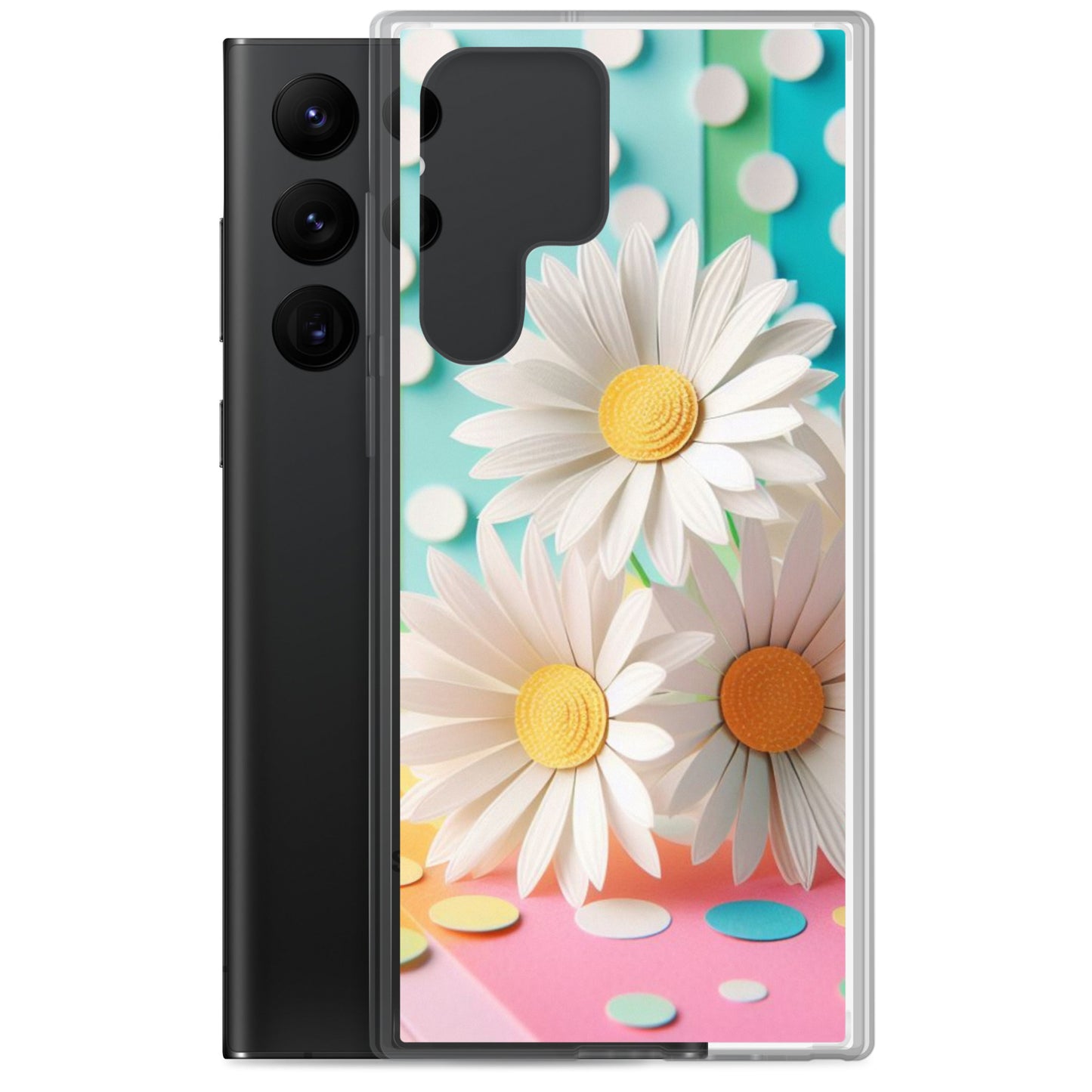 Paper daisy Clear Case for Samsung®