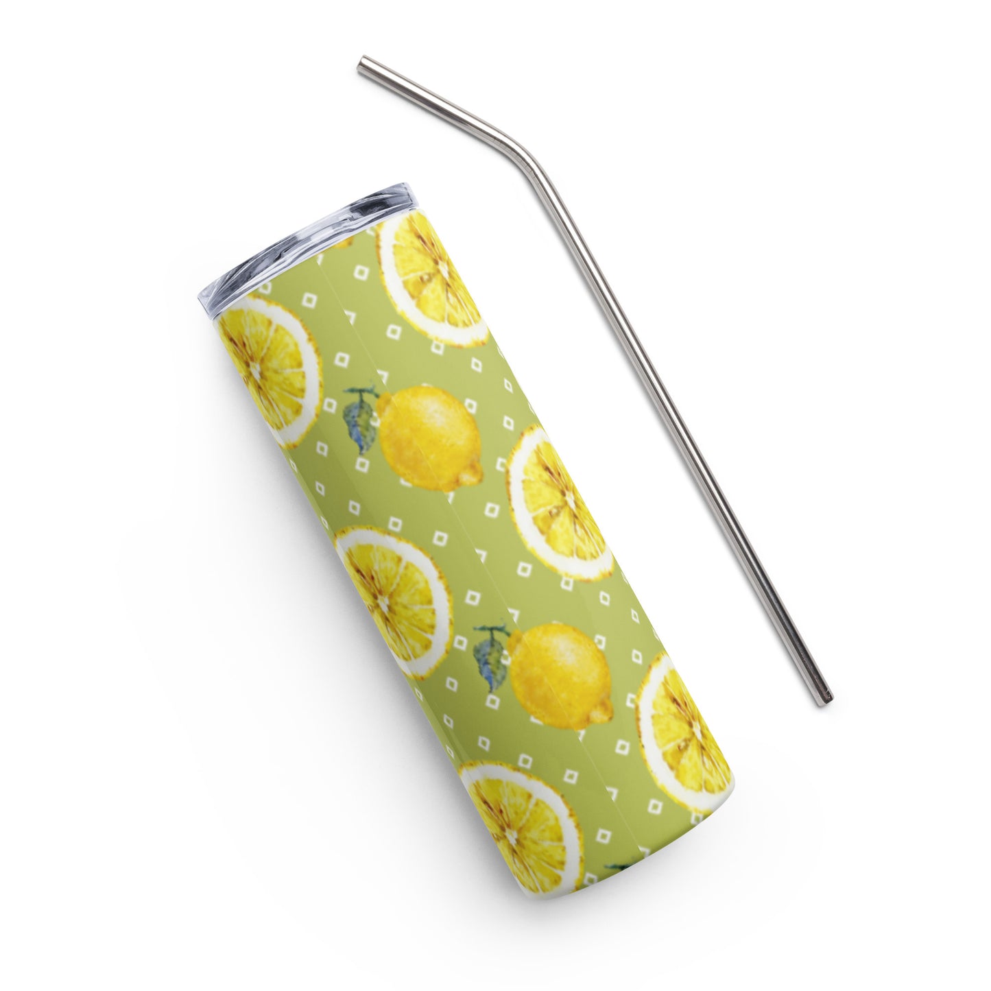 Lemon Badassery Stainless steel tumbler